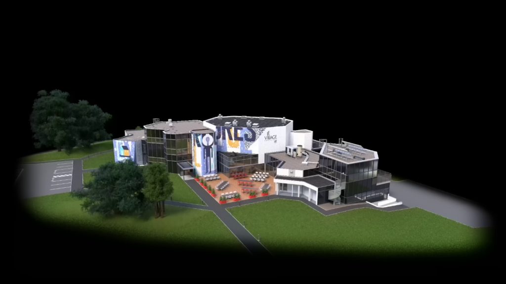 animation 3d village by ca
