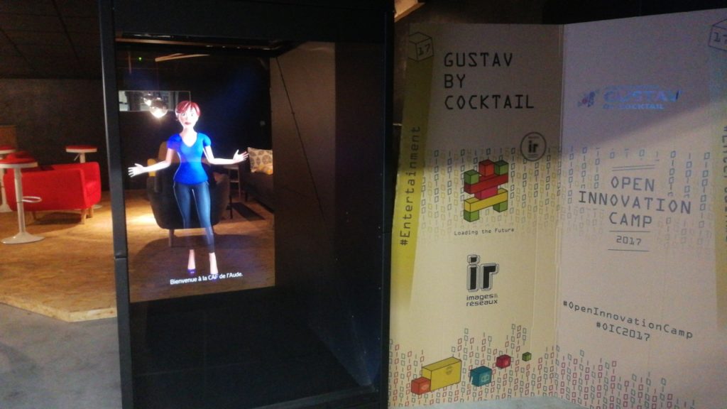 hologramme agent accueil virtuel
